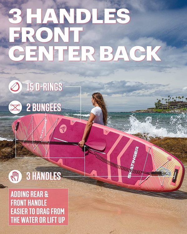 پدل برد prana red برند Skatinger رنگ صورتی پدل برد prana red برند Skatinger رنگ صورتی