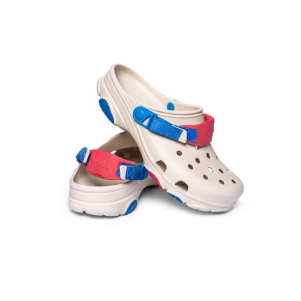 کراکس آل ترین سفید آبی (Crocs)
