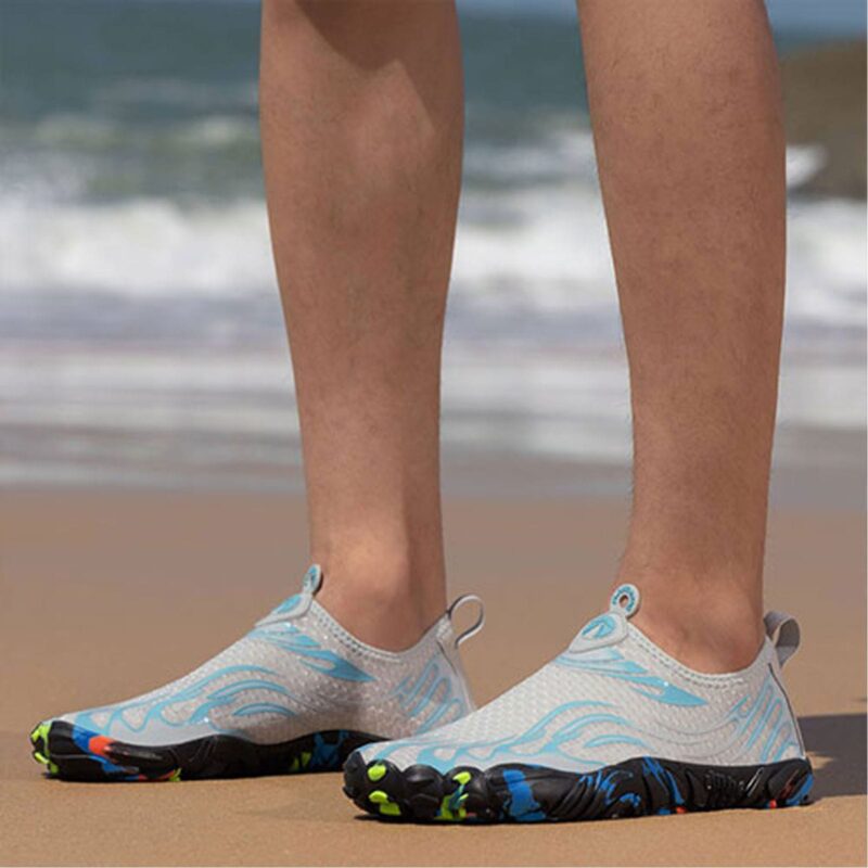 کفش آبی plankzone مدل Leymar رنگ آبی طوسی