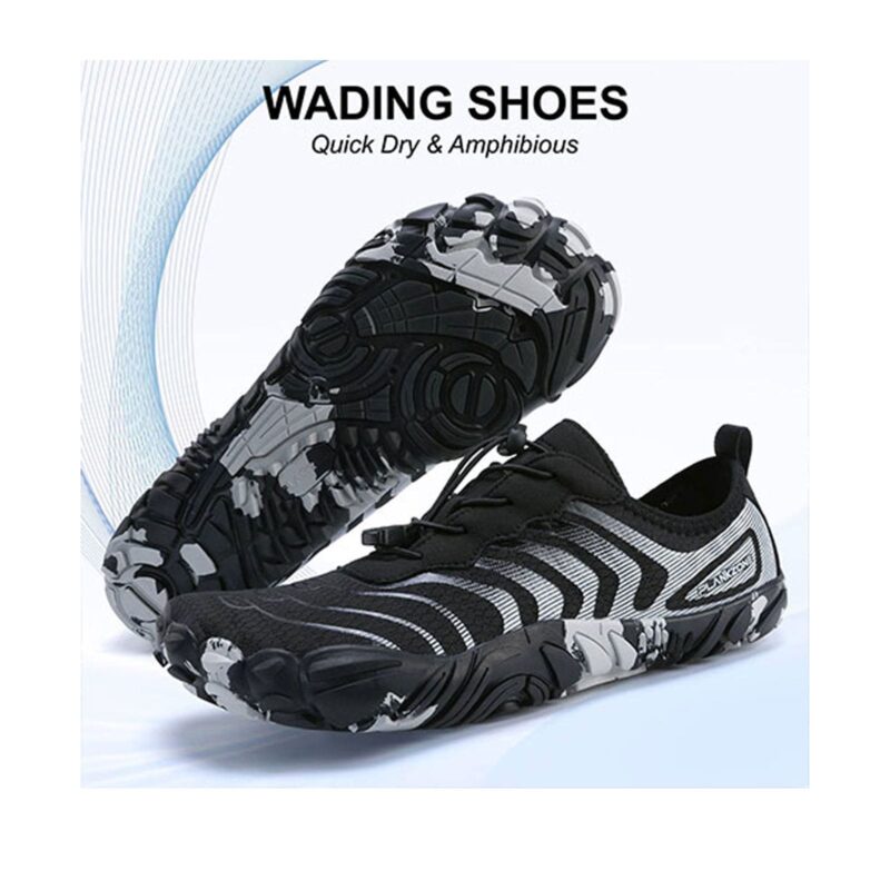 کفش آبی plankzone مدل atlas سفید مشکی