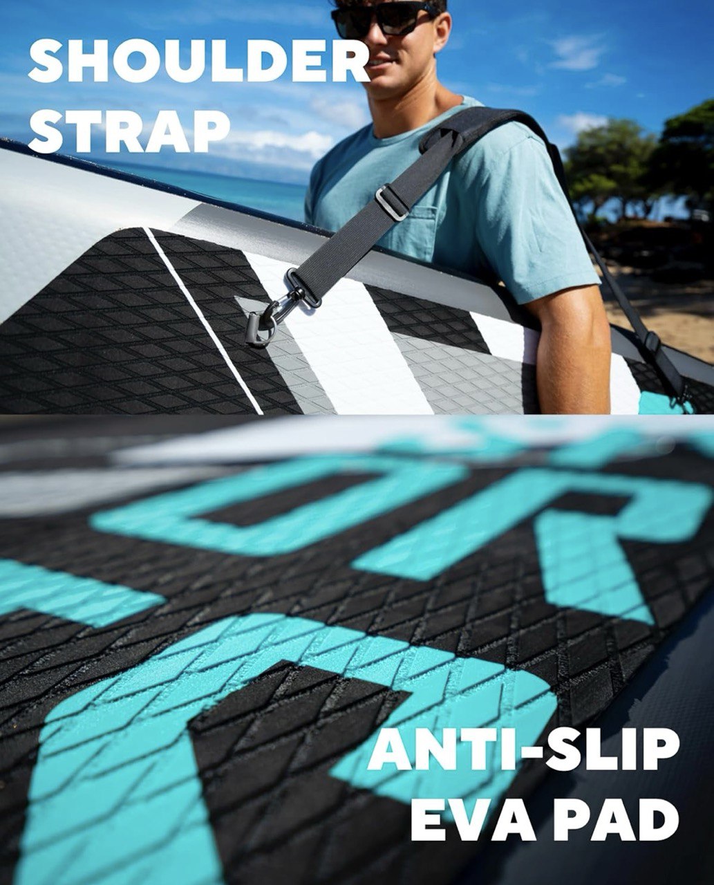 پدل برد sports برند SKATINGER رنگ طوسی پدل برد sports برند SKATINGER رنگ طوسی