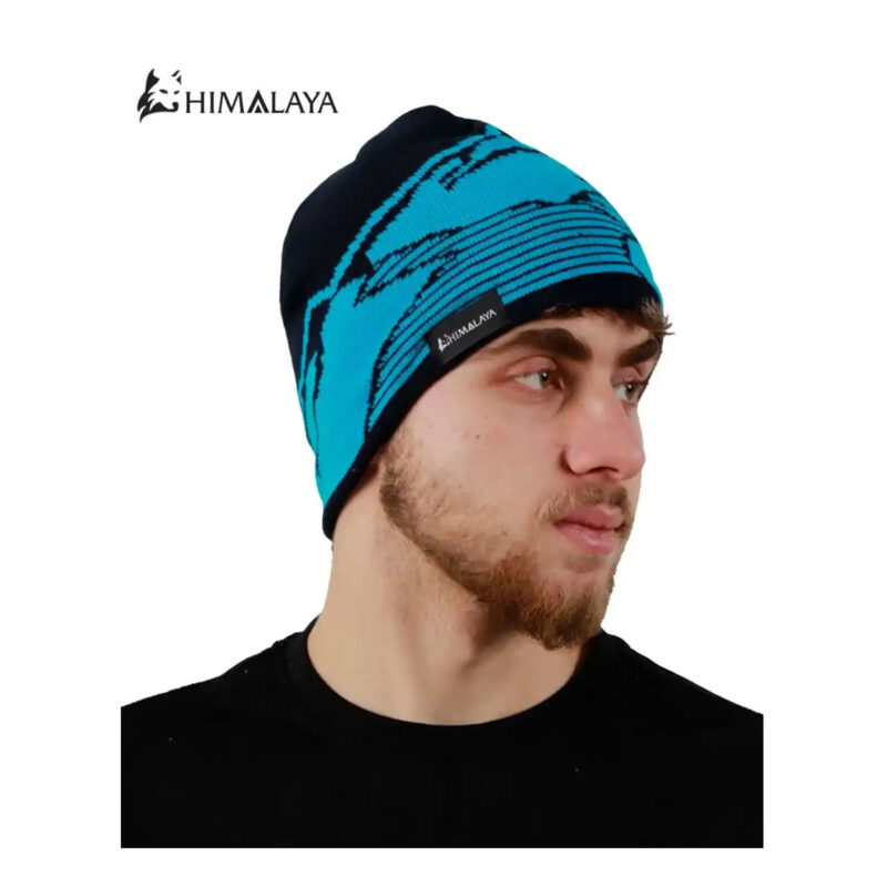 کلاه بافت داخل پلار طرح کوه هیمالیا 301195