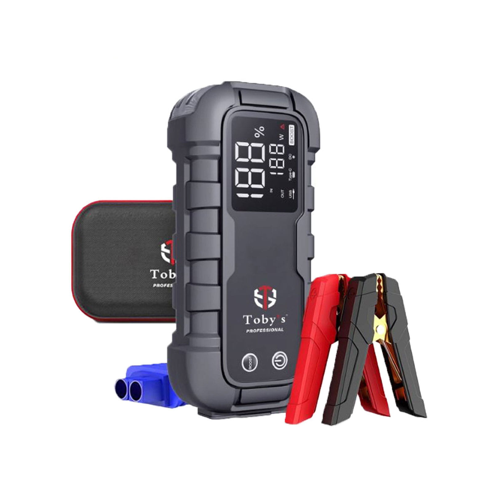 جامپ استارتر و پاوربانک TOBY'S مدل X 17 جامپ استارتر و پاوربانک TOBY'S مدل X 17