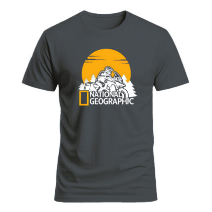 تیشرت طرح نشنال جئوگرافیک مدل موتور ادونچر