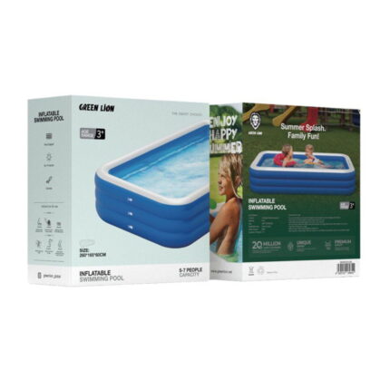 استخر بادی با ظرفیت 5 تا 7 نفر گرین Green Lion Inflatable Swimming Pool 5-7 People Capacity